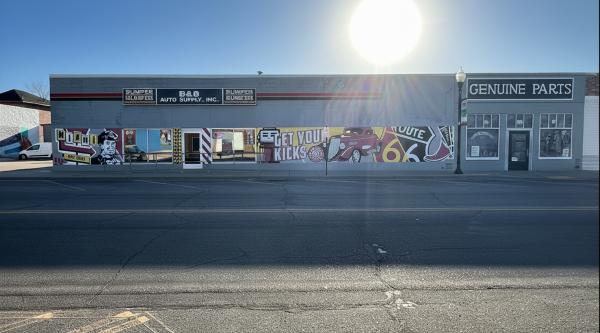 Bumper to Bumper - Route 66 Mural