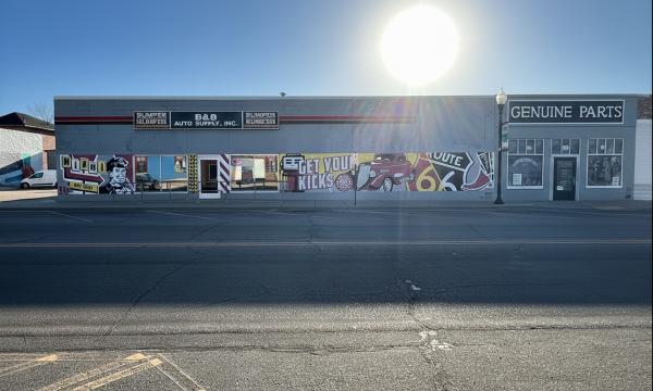 Bumper to Bumper - Route 66 Mural