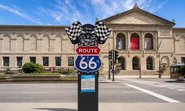 Route 66 Begin Sign @ Navy Pier