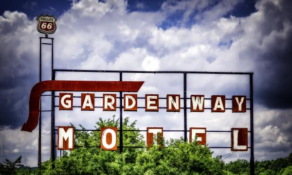 Gardenway Motel Sign