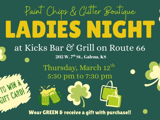 Ladies Night -Paint Chips & Glitter Boutique