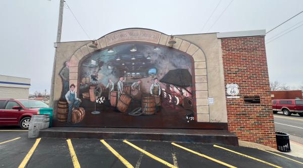 A Day in the Cooperage Mural