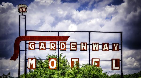 Gardenway Motel Sign