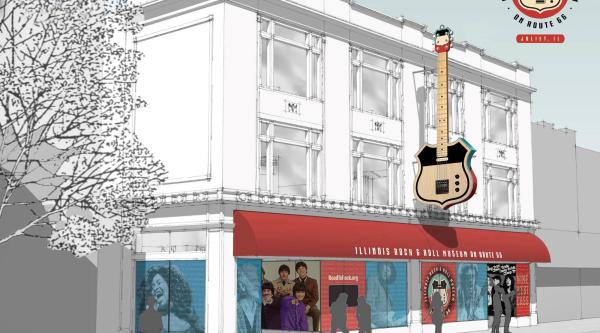 Illinois Rock & Roll Museum on Route 66