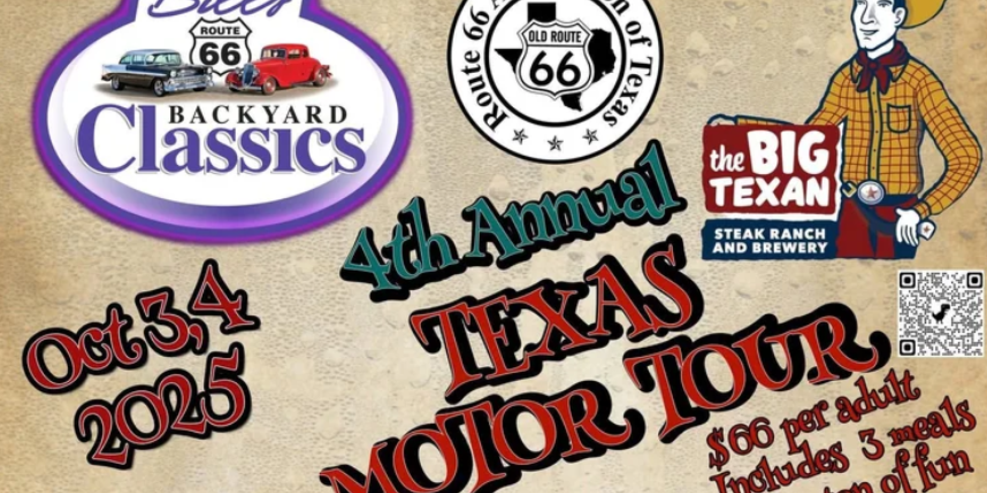 4th  Annual Texas Motor Tour