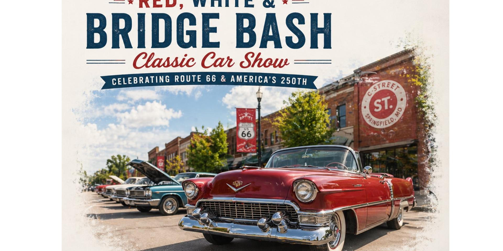 Red, White & Bridge Bash Classic Car Show