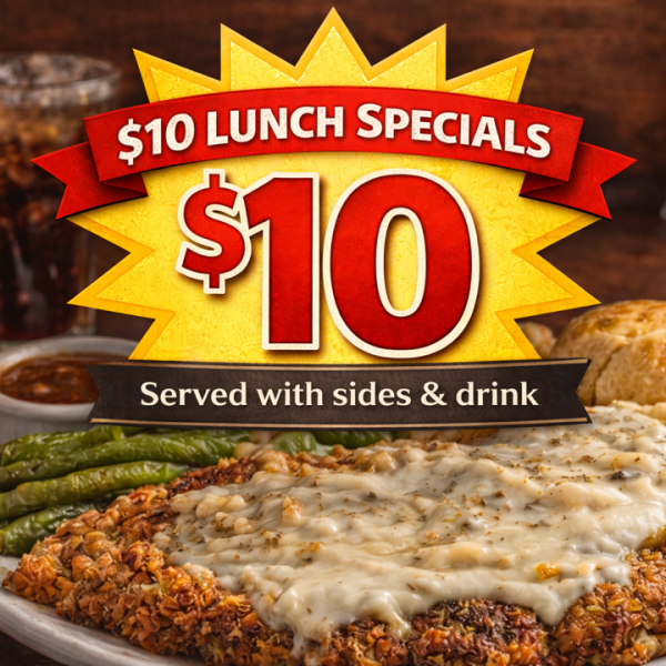 $10 Lunch Specials at Van’s Steakhouse