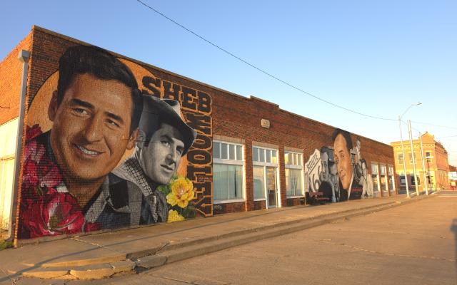 Roger Miller & Sheb Wooley Mural
