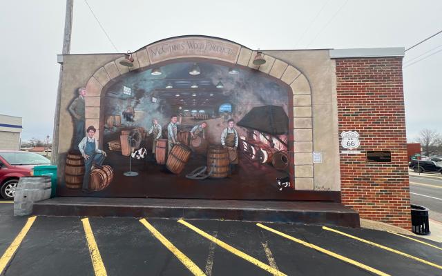 A Day in the Cooperage Mural