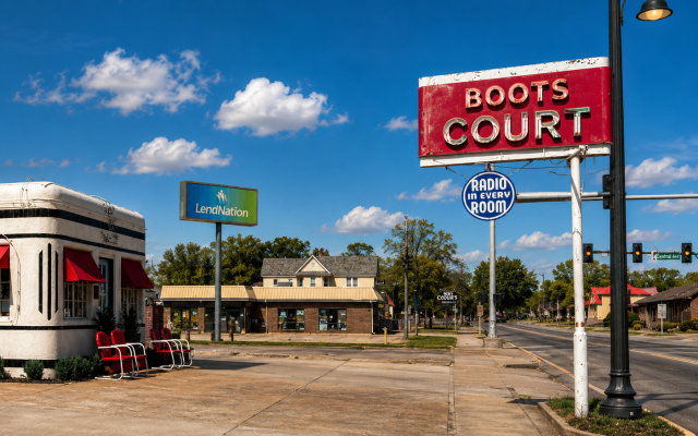 Boots Court Neon Sign