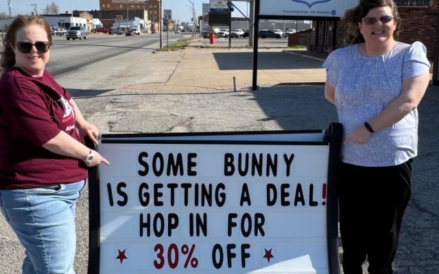 
<span>30% OFF on Easter Decor!</span>
