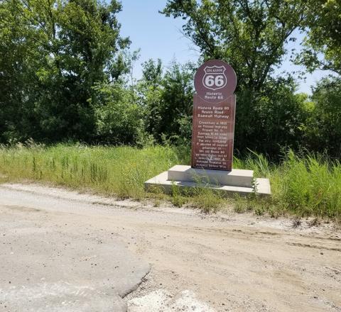 Route 66 Historic Marker - Miami