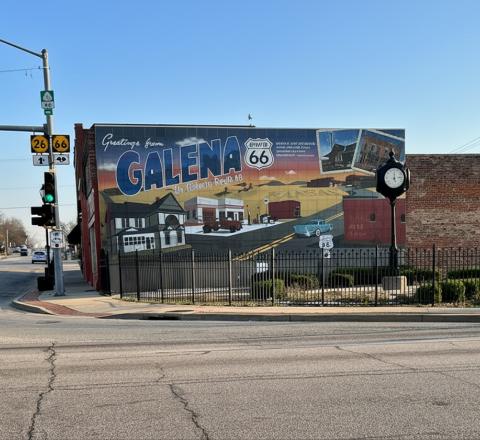Greetings from Galena Mural