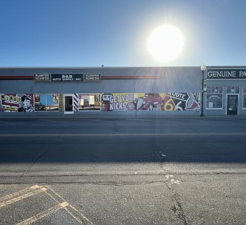 Bumper to Bumper - Route 66 Mural