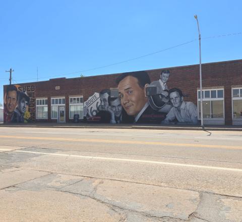 Roger Miller & Sheb Wooley Mural