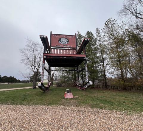 World's 2nd Largest Rocking Chair