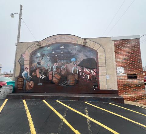 A Day in the Cooperage Mural