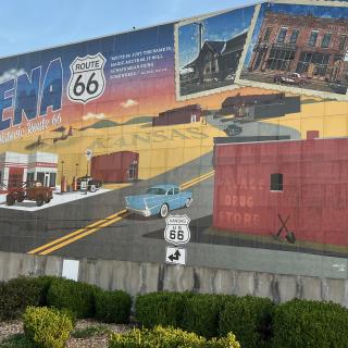 Greetings from Galena Mural