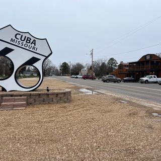 Cuba Route 66 Shield Monument