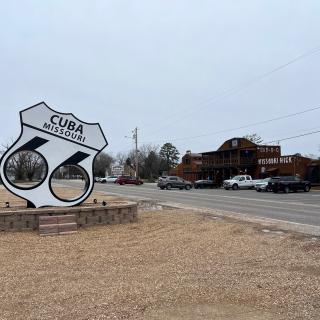Cuba Route 66 Shield Monument