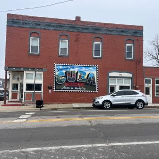 Greetings from Cuba MO Postcard Mural