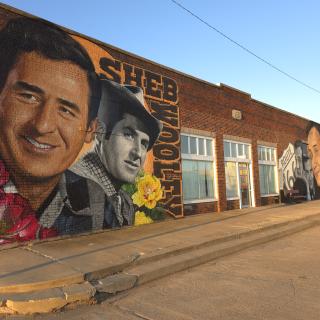 Roger Miller & Sheb Wooley Mural