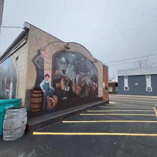 A Day in the Cooperage Mural