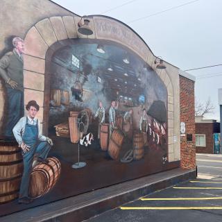 A Day in the Cooperage Mural