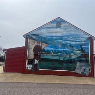 Amelia Earhart Mural