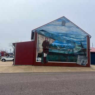 Amelia Earhart Mural