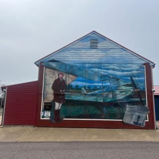 Amelia Earhart Mural