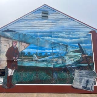 Amelia Earhart Mural